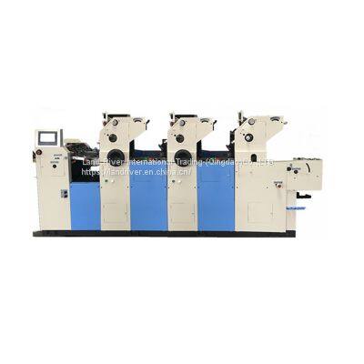 Customized 3 Color Offset Printing Machine with Computer Engraving Plate Making Technology