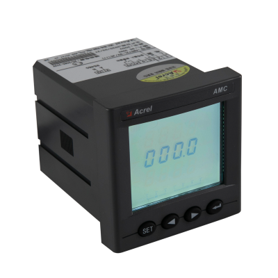 Acrel AMC72L-DV LCD display DC programmable voltmeter Primary voltage 300V Embedded installation 0.5 class accuracy