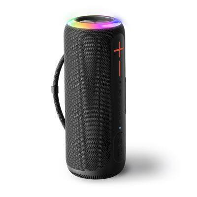 Waterproof Fabric LED light Portable Audio Speaker System Rechargeable Battery waterproof Speaker