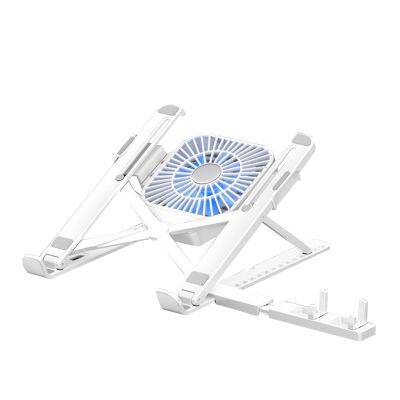 Hot Selling Adjustable Tablet Computer Holders Foldable Laptop Holder Stand with Cooling Fan