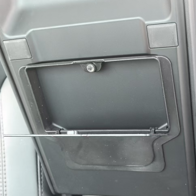 Enhanced Organizer with Privacy Design Compatible with Tesla Console Areas - ABS Material for Secure Storage