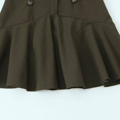 2025 New Fashionable Elegant Women's Dress with Padded Shoulders and Layered Decorative Short Dress