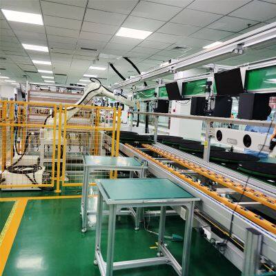 Computer server assembly line, production line, assembly line, assembly line