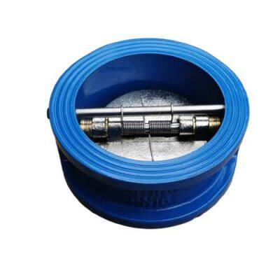 Cast Iron Butterfly Wafer Type Single-Direction Check Valve DH77X-16 Manufacturer OEM Normal Temperature Genera Media Gas photo-4