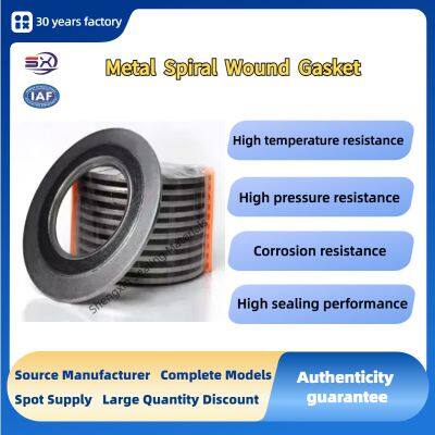 Spiral Wound Gasket With Inner/Outer Ring for Flanged Pipes: Chemical Resistant photo-3