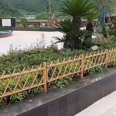 Interlocking Imitation Bamboo Fence Panels for Easy DIY Installation