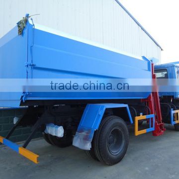 Dongfeng big capacity of garbage truck sales in Peru,4x2 hook lift truck