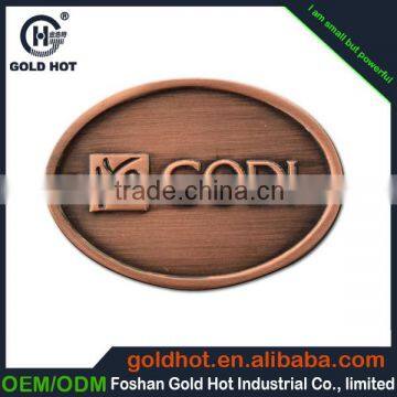 Best Selling Products China Manufacturer Brass Rose Gold Plated Adhesive Metal Furniture Tag photo-2