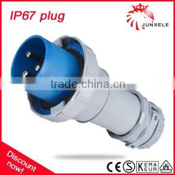 IP67 125A 230V 3P high end type industrial plug