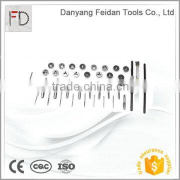 High Speed Steel Machine Screw Fraction Metric Taps and Dies Set