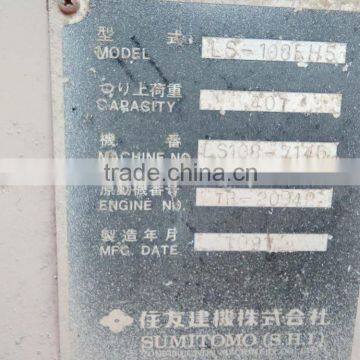 Nice Sumitomo 40t Crawler Crane LS108RH5 Excellent Crawler Crane Sumitomo 50T in Shanghai photo-6