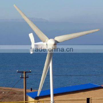 1kw horizontal axis wind turbine,permanent magnet generator