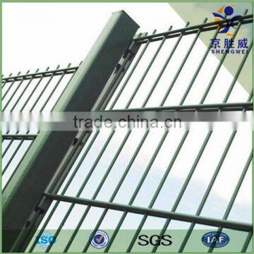 Decorative PVC Coated Welded Double Horizontal Wire Fence