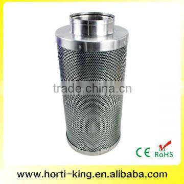Hydroponic Odor Control Carbon Filter For Grow Room Inline Fan