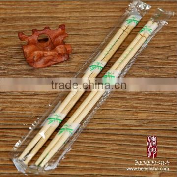 Round Bamboo Chopsticks with opp wrapper sealed