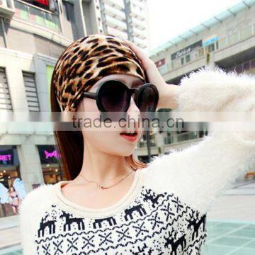 2015 New Style Elastic Hairband Fashion Leopard Printed Women Headband Headwrap photo-2