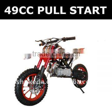 New single cylinder mini moto,pull start gas combustion engine dirt bike