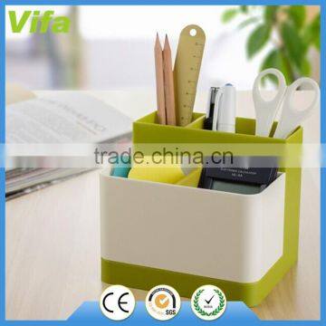5 Storage Compartments Multifunctional Office Desk Organizer,Desktop Stationery Storage Box Collection photo-2