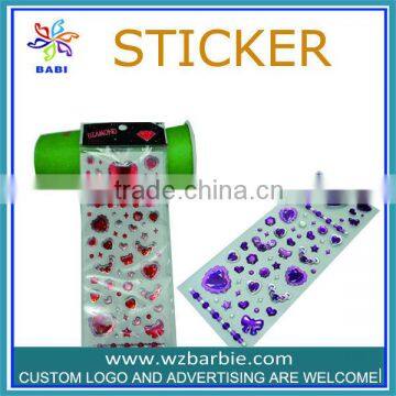 mobile phone led decoration diamond sticker