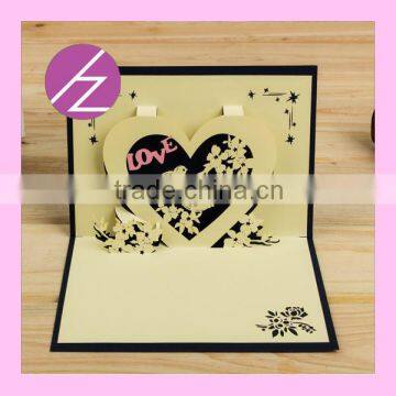 2016 New Design 3D Wedding Invitation Party Card 3D-4