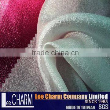 100% Polyester Amethyst Slight Crepe Fabric Material photo-2