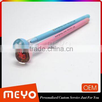 Wholesale epoxy cartoon custom logo ball pen for student and kids