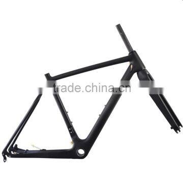 China cheap carbon cyclocross bike frame disc brake cyclocross carbon frame