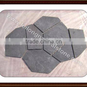 black paving stone