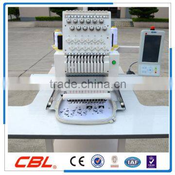 12 colors cap embroidery machine