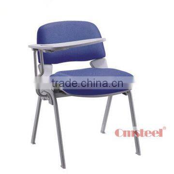 Fabric Tablet Training Chair, Training Room Chair With Writing Pad