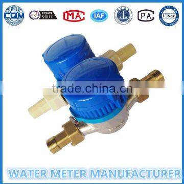 Single jet Dry-dial Digital water flow meter( 1/2" to 1")