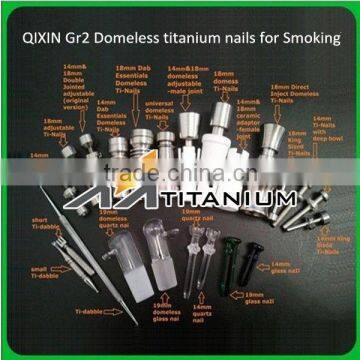 Universal Titanium Nail Set for Smoking