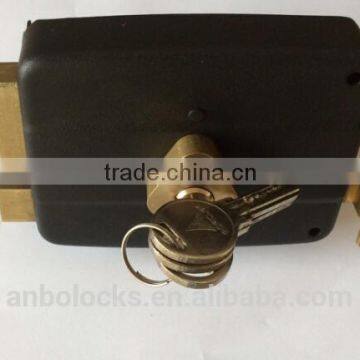 60mm french night deadbolt rim lock