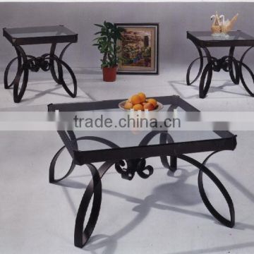 Black modeling Coffee Table and End Table 1+1