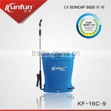 16L electric automatic knapsack agricultural battery sprayer