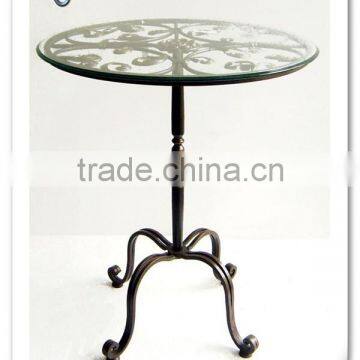 KZ8-06047 Classical Wrought Iron Metal Modern Coffee Table photo-6