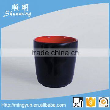 Black melamine water cup