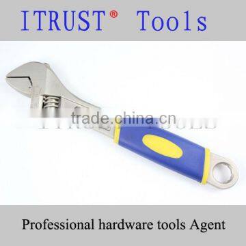 Adjustable Spanner With Rubber Handle WR2016