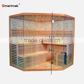 Luxury spa body steam sauna wood steam bath