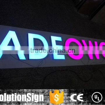 moulded letters sign diy led illuminated letter sign