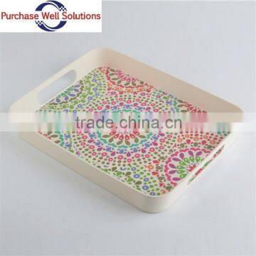 High Quality biodegradable recycled Bamboo Fiber Tray