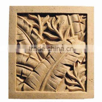 Cast stone imitate marble relief sculpture