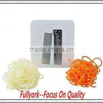 Multi Functional Hurry Slicer Hand Vegetable Chopper Slicer Manual Twista Chopper Tri-blade Plastic Spiral Vegetable Slicer photo-5