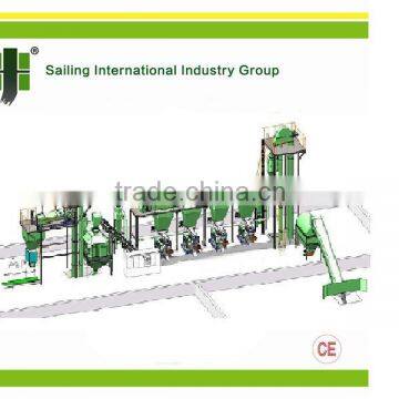 biomass pellet mill production line with 4 sets