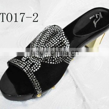 T017-2 new arrival rhinestones sandal shoes