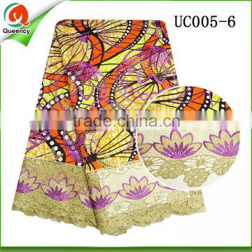 embroidery design cord lace african wax print fabric holland fabric for dashiki dress