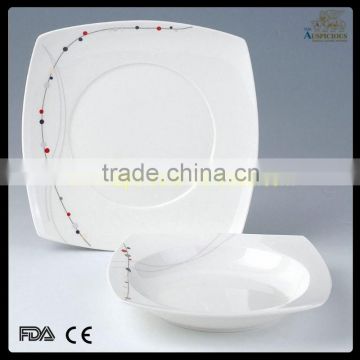 12 pcs new bone china dinner set