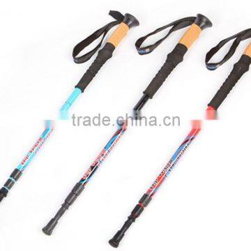 carbon fiber outdoor mountain climbing trekking pole, hiking stick, alpenstock