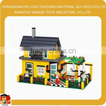 plastic building blocks new Villa Block Toy Set