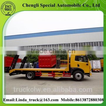 Jiefang 4x2 10ton low bed /flat bed truck for sale